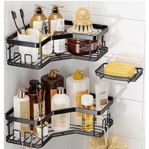 3 piece shower caddy set